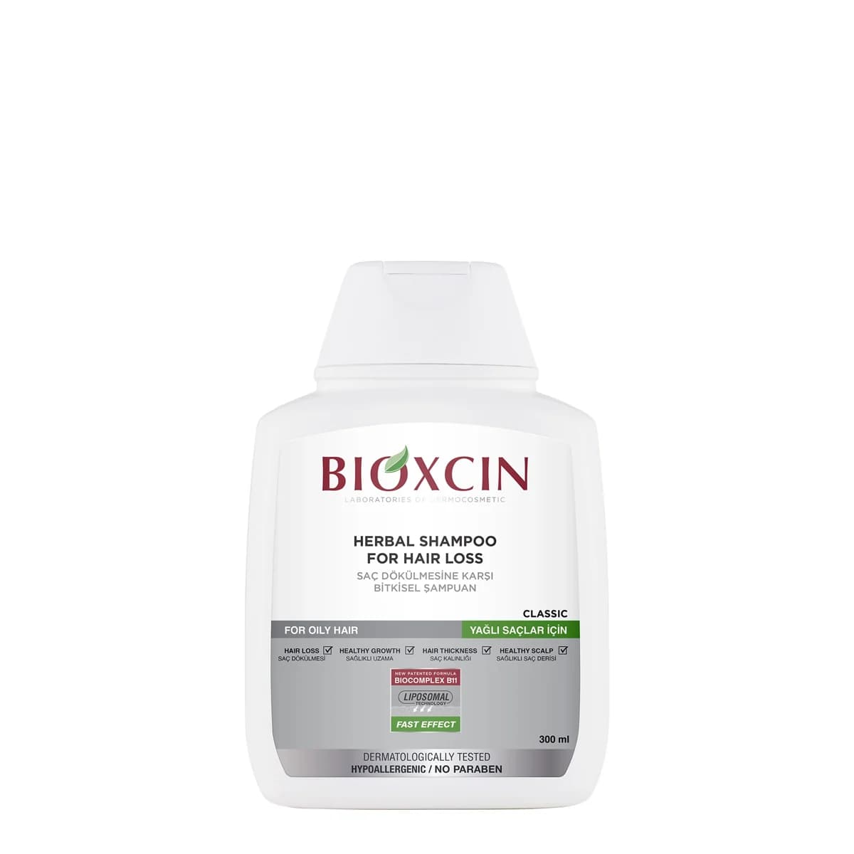 Bioxcin Classic Herbal Shampoo for oily hair, 300 ml
