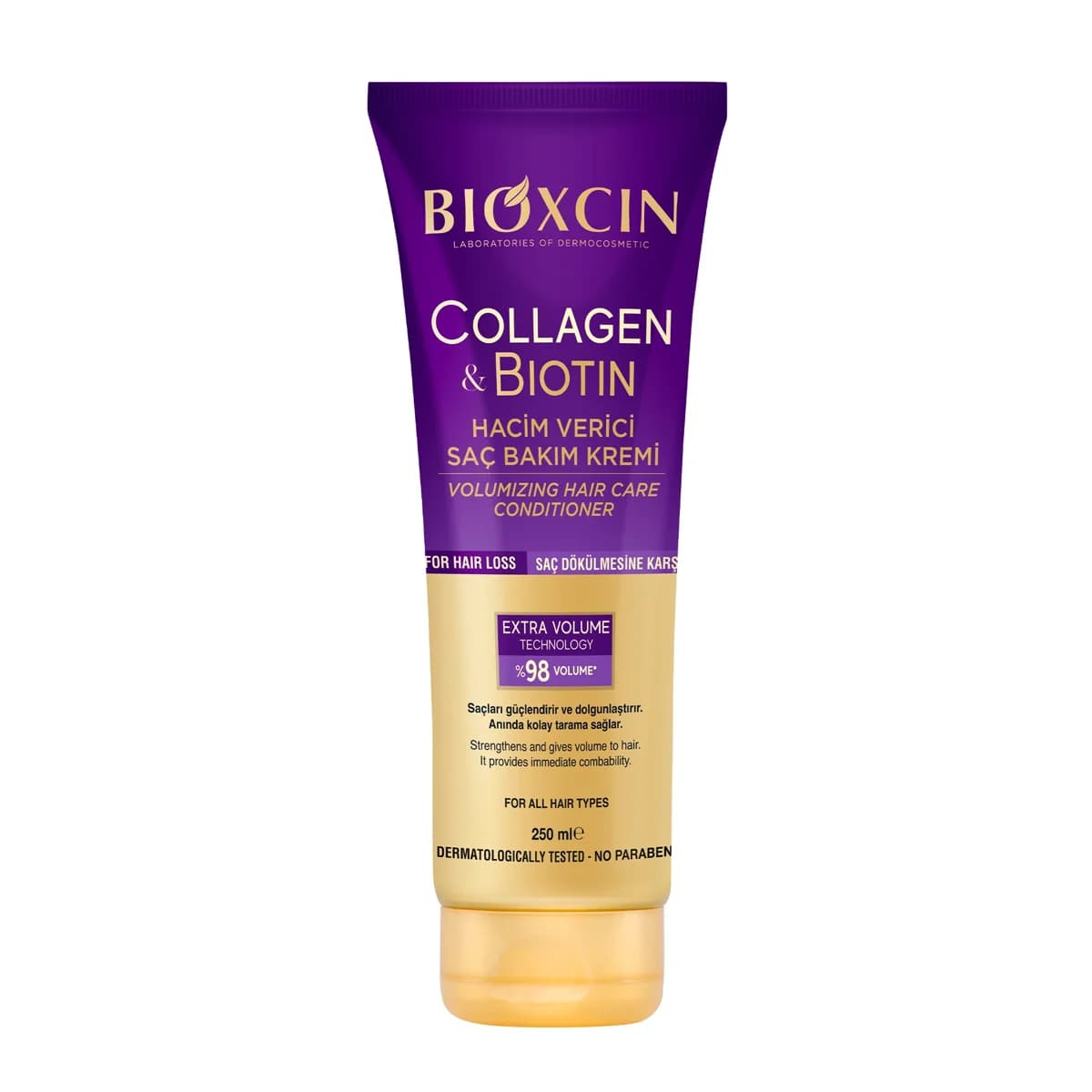 Bioxcin Collagen & Biotin Volumising Conditioner tube