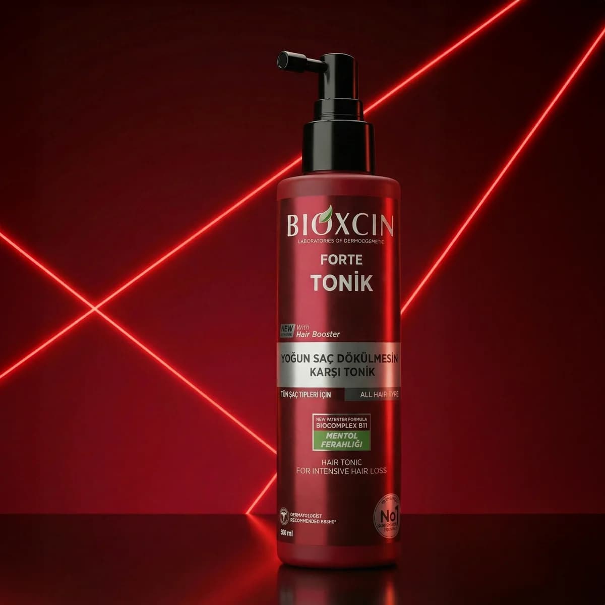 Bioxcin Forte Tonic spray bottle