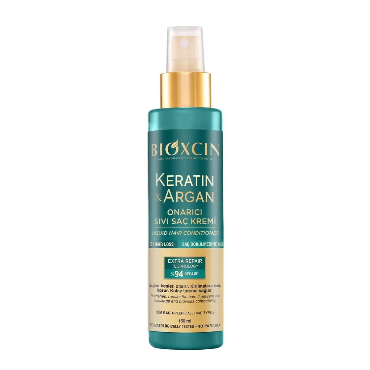 Bioxcin Keratin & Argan Liquid Conditioner spray