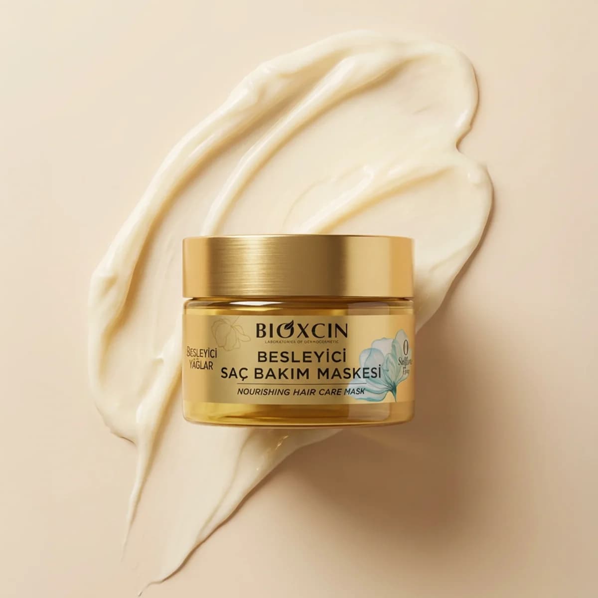 Bioxcin Nourishing Oils Hair Mask jar